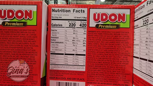 Nongshim Udon Noodle Bowl, 6-Count / 9.73 oz