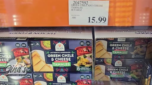 Tucson Foods Green Chile & Cheese Tamales