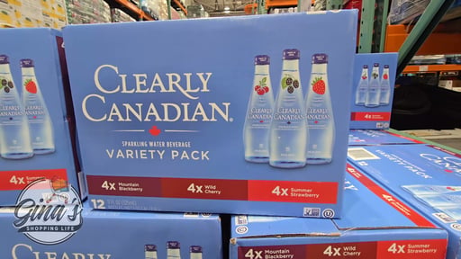 Clearly Canadian Sparkling Water Beverage Variety Pack, 12 Bottles, 11 fl oz