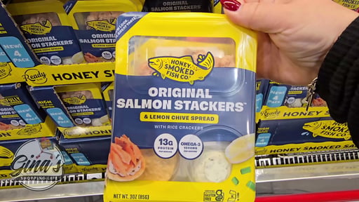 Honey Smoked Fish Co. Salmon Stackers, Original - 4 Pack, 3 oz Each