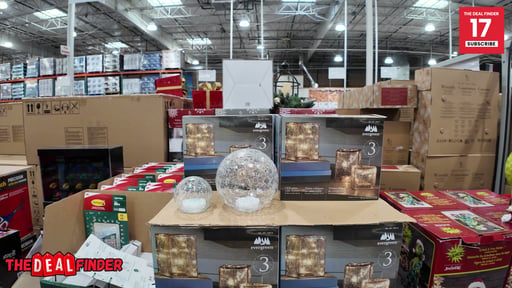 Evergreen LED Cubes/Spheres 3-Pack