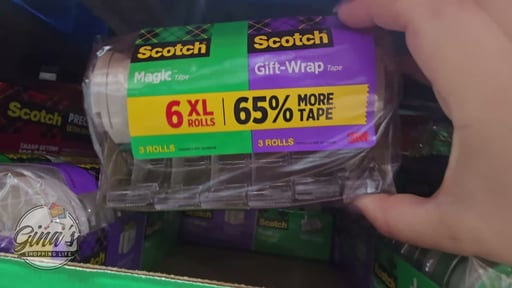 3M Scotch Magic Tape/Gift Wrap Tape 6-Pack, 6600" Total