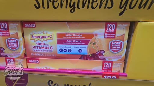 Emergen-C Vitamin C 1000mg 120ct Variety Pack