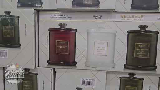Bellevue Luxury Glass Jar Candles, 11 oz, 4-Pack