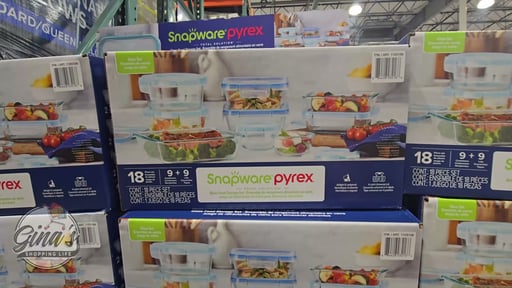 Snapware 18-Piece Pyrex Glass Food Storage Set