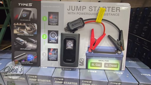 Type S 8,600mAh Power Bank Jump Starter