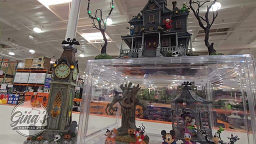 Disney Halloween Village 12-Piece Lighted Set