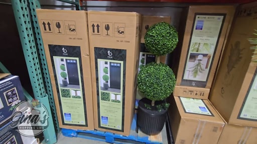 47" UV Resistant Double Ball Boxwood Topiary