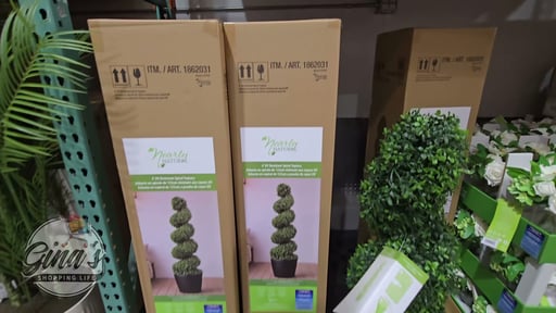 Nearly Natural 4' Spiral Boxwood Topiary