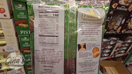 St Michel Pistachio Filled Crêpe 1.32 lb