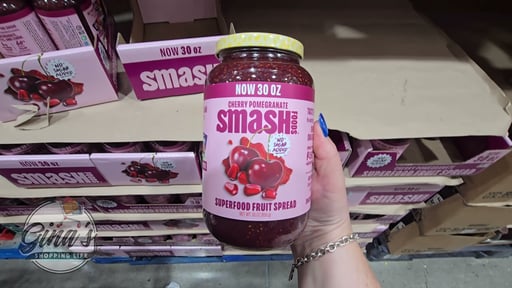 Smash Foods Cherry Pomegranate Superfood Fruit Spread, 30 oz