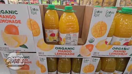 Grown Right Organic Mango Lemonade 2/96 oz Bottles