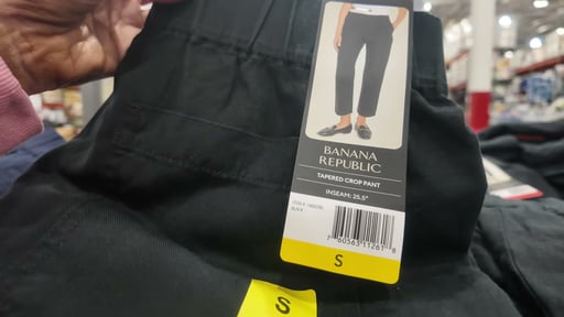 Banana Republic Women's Pull-On Tapered Crop Pant