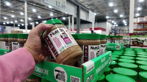 Organic NuttZo Seven Nut/Seed Butter Crunchy 26 oz