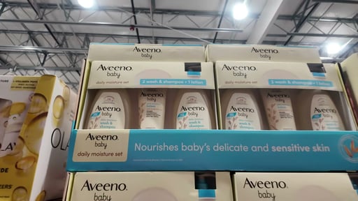 Aveeno Baby Wash & Shampoo + Lotion Set