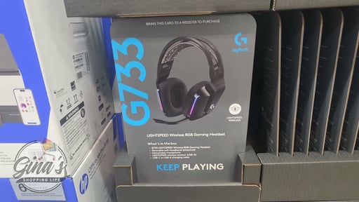Logitech G733 Wireless Over-Ear Gaming Headset - Black