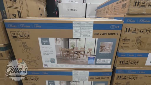 Bayside Furnishings Augusta 7-Piece Dining Set