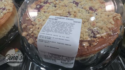 Kirkland Signature Strawberry Streusel Cheesecake
