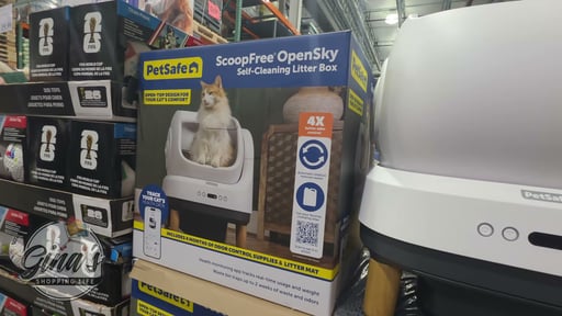 PetSafe ScoopFree OpenSky Self-Cleaning Cat Litter Box Bundle with Liners, Deodorizer, Mat & App