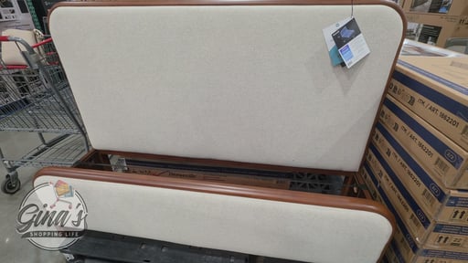 Thomasville Daxton Queen Wood and Upholstered Bed Frame