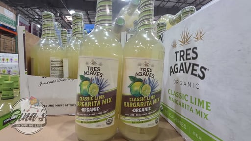 Tres Agaves Organic Classic Lime Margarita Mix, 2 x 1L