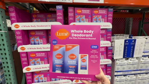 Lume Whole Body Deodorant 3-Pack — 2x 2.6 oz and 1x 0.5 oz Set