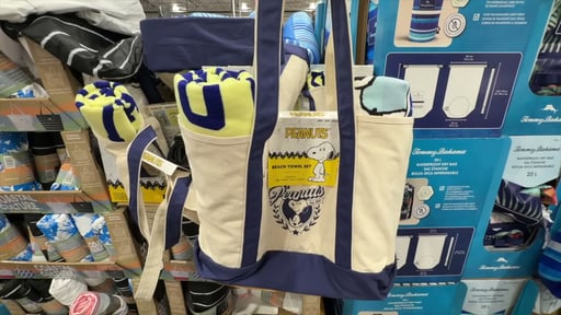 Peanuts Tote & Towel Bundle