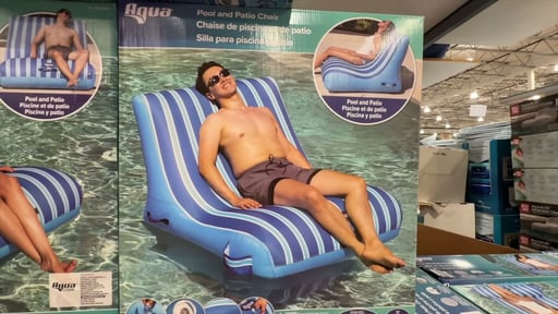 Aqua Leisure Luxury Inflatable Pool & Patio Lounge Chair