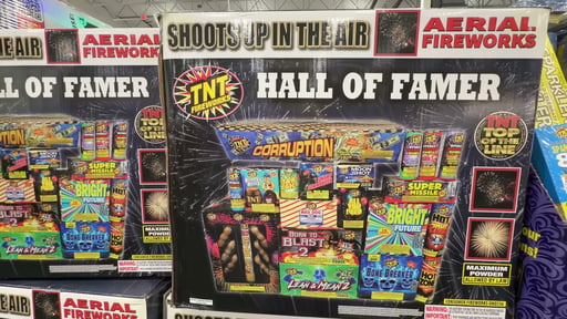 TNT Hall of Famer Fireworks