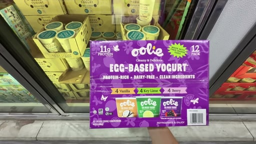 Oolie Dairy-Free Egg-Based Yogurt Variety Pack, 12 x 5.3 oz