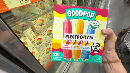 GoodPop Electrolyte Fruit Pops, 28 Count