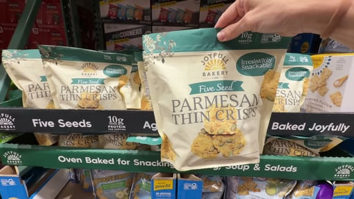 Joyfull Bakery 5 Seed Parmesan Crisp, 11.25 oz