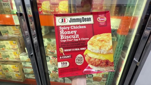Jimmy Dean Spicy Chicken, Egg & Cheese Biscuit Sandwich, 8 Count