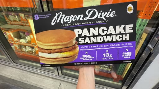 Mason Dixie Pancake Sandwich 8 Count Box