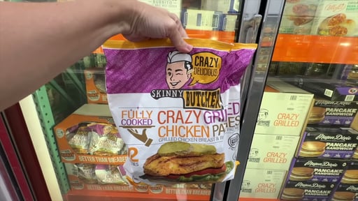 The Skinny Butcher Crazy Grilled Chicken Patties, 12 Count, 2.625 lbs