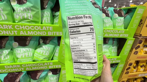 SkinnyDipped Dark Chocolate Coconut Almond Bites, 15.9 oz
