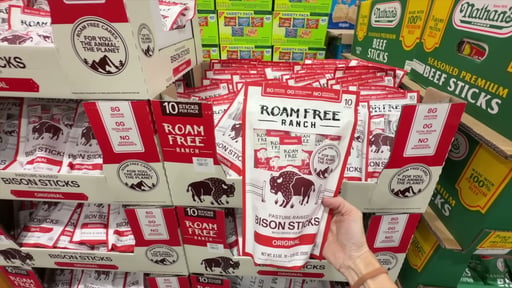 Roam Free Original Bison Stick, 10-Pack / 0.85 oz Each (0.53 lb)