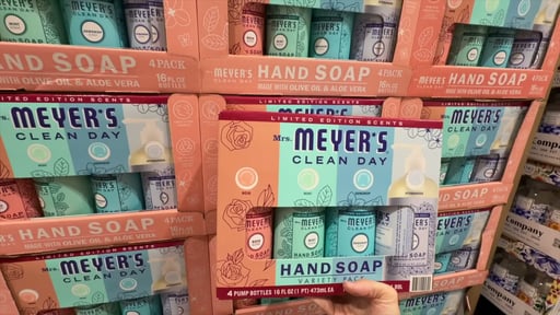 Mrs. Meyer's Clean Day Hand Soap Variety Pack, 4 x 16 fl oz