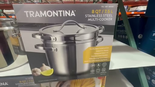 Tramontina Stainless Steel 8Qt Multi-Cooker