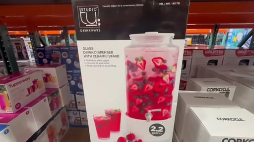 Denmark Drink Dispenser with Ceramic Stand