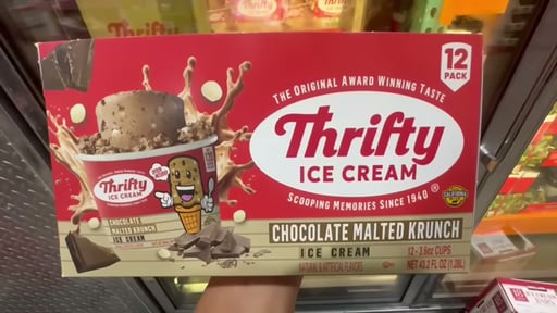 Thrifty Chocolate Krunch Ice Cream Bars, 12-Pack / 3.6 oz Each