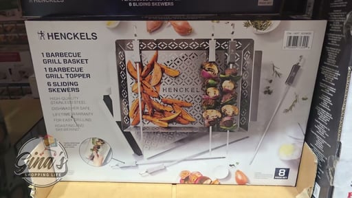 Henckels Kabob and Grill Basket Set, 10-Piece