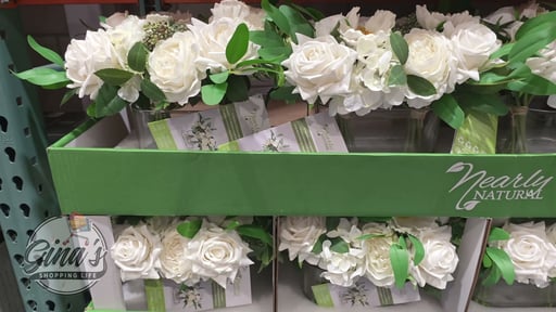 Nearly Natural Faux 10" Mixed Rose & Hydrangea Arrangement