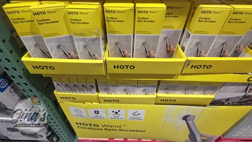 HOTO Wand Cordless Spin Scrubber