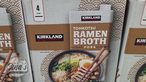 Kirkland Signature Tonkotsu Ramen Broth, 4-Pack, 32 Ounces Each