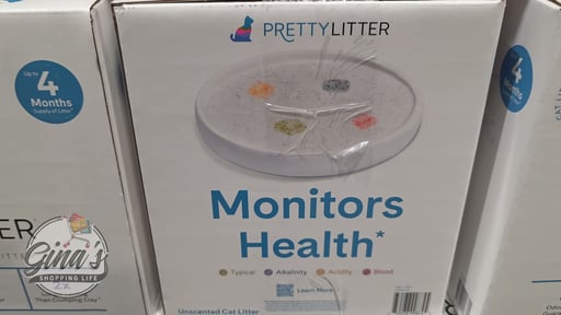 PrettyLitter Health Monitoring Cat Litter, Original Unscented, 16 Pounds (2 x 8 lb Bags)