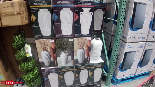 Elements Rustic Ceramic Vase, 3 Assorted Styles