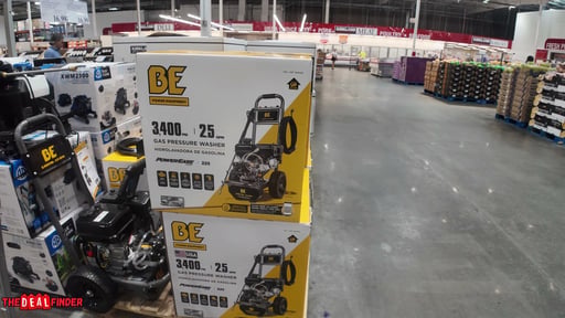 BE Power Equipment Gas Pressure Washer 3400 PSI 2.4 GPM 223CC