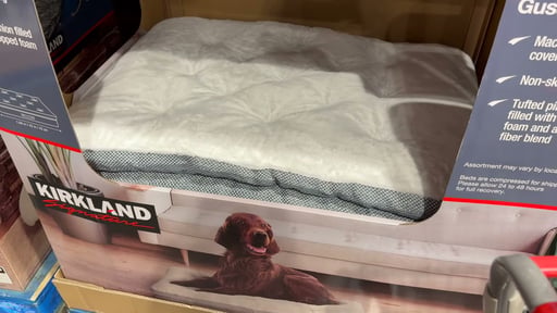 Kirkland Signature Gusseted Pillow Top Pet Bed
