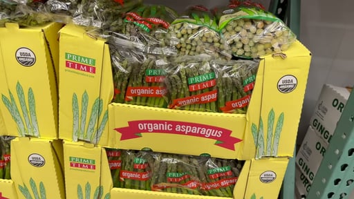 Organic Asparagus, 2.25 lbs